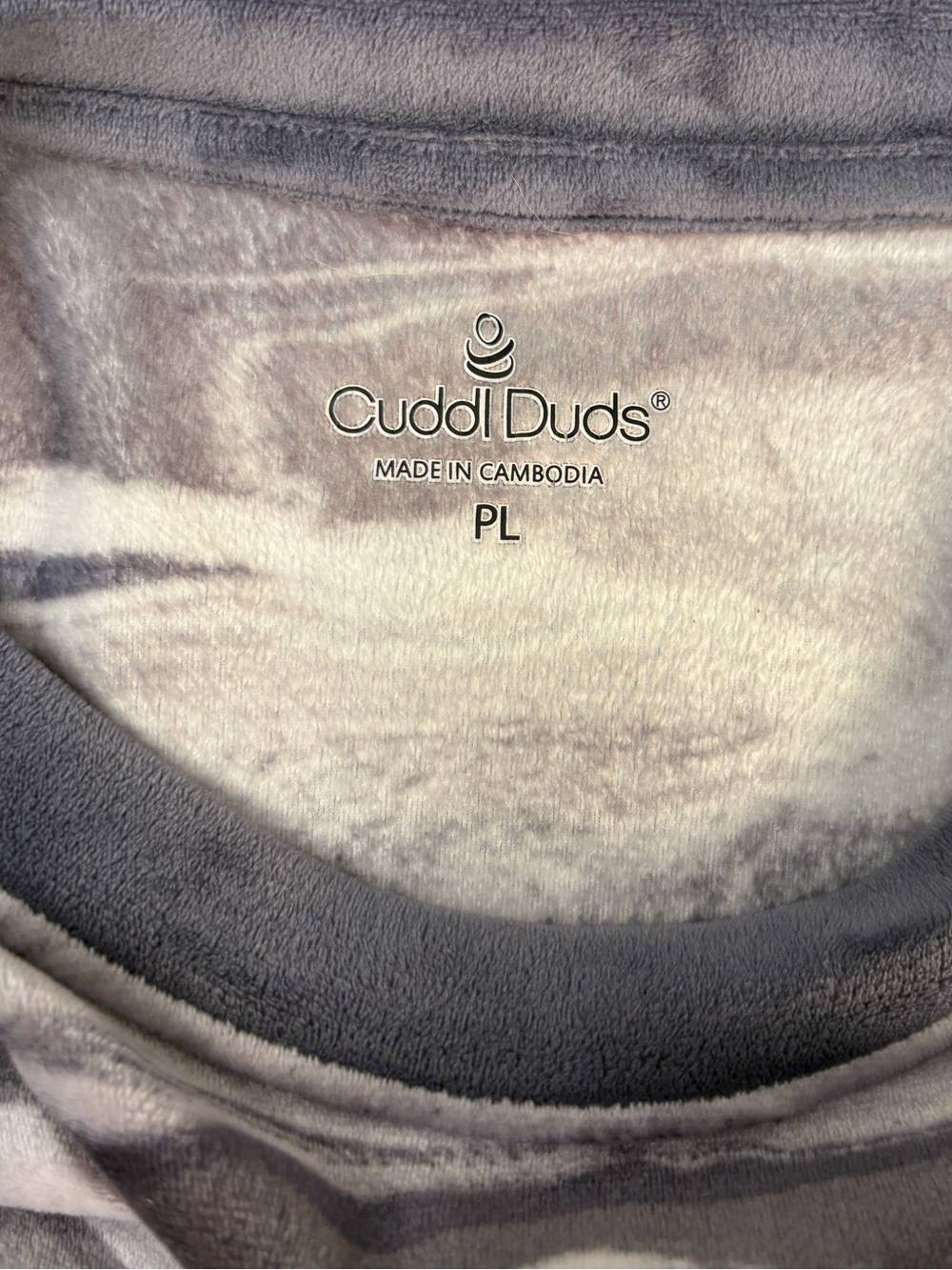 Cuddl Duds Pajamas Loungewear Marble Ultra Plush Soft Velvet Like Petite Large - Picture 16 of 16